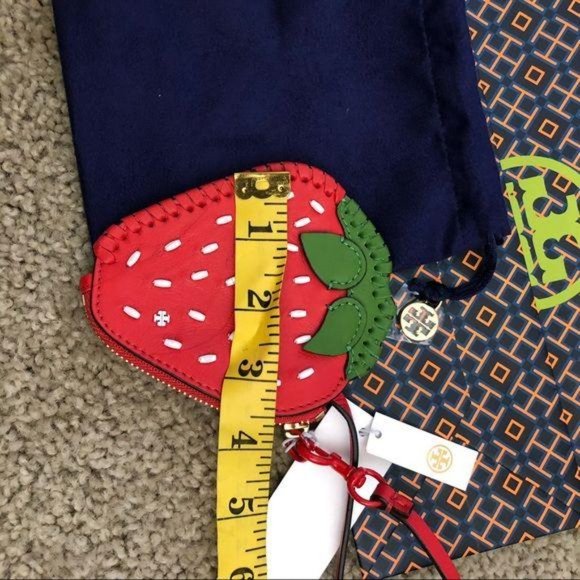 NWT Tory Burch strawberry leather pouch 🍓 - Picture 6 of 6